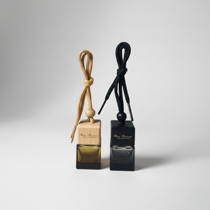 Hanging Luxury Diffuser for Car and Small Spaces - Black & Amber