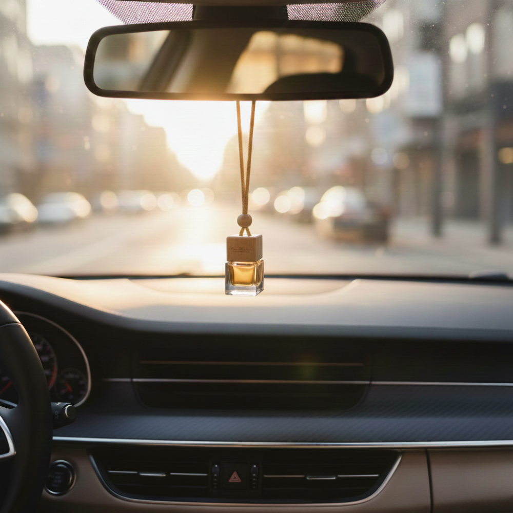 Hanging Luxury Diffuser for Car and Small Spaces - Black & Amber