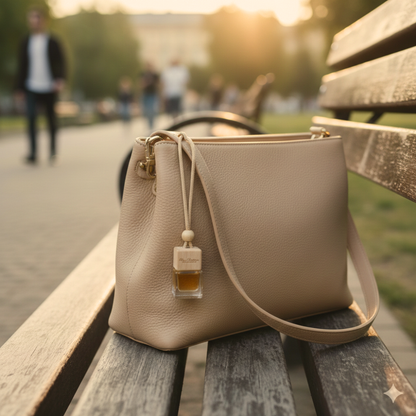 Hanging Luxury Diffuser for Car and Small Spaces - Black & Amber