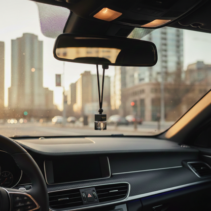 Hanging Luxury Diffuser for Car and Small Spaces - Black & Amber