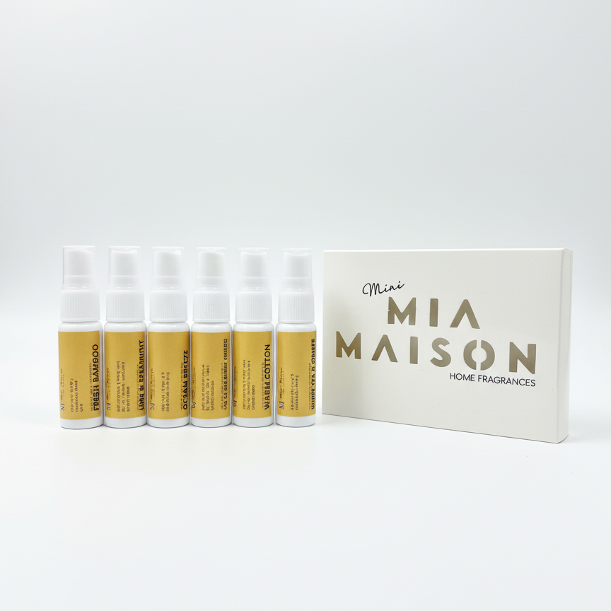 MiniMia Bestsellers Room Spray & Water-based Oil Discovery Set
