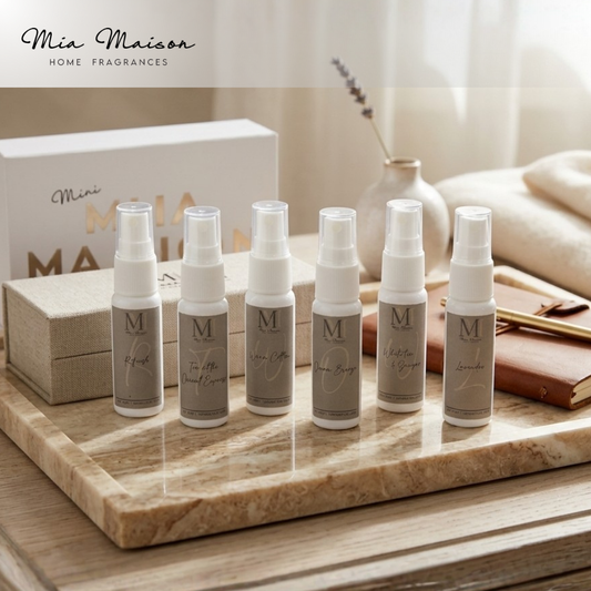 Mini Mia Water-Based Essential Oil & Room Spray - Classic Collection (20ml x 6 Pcs)