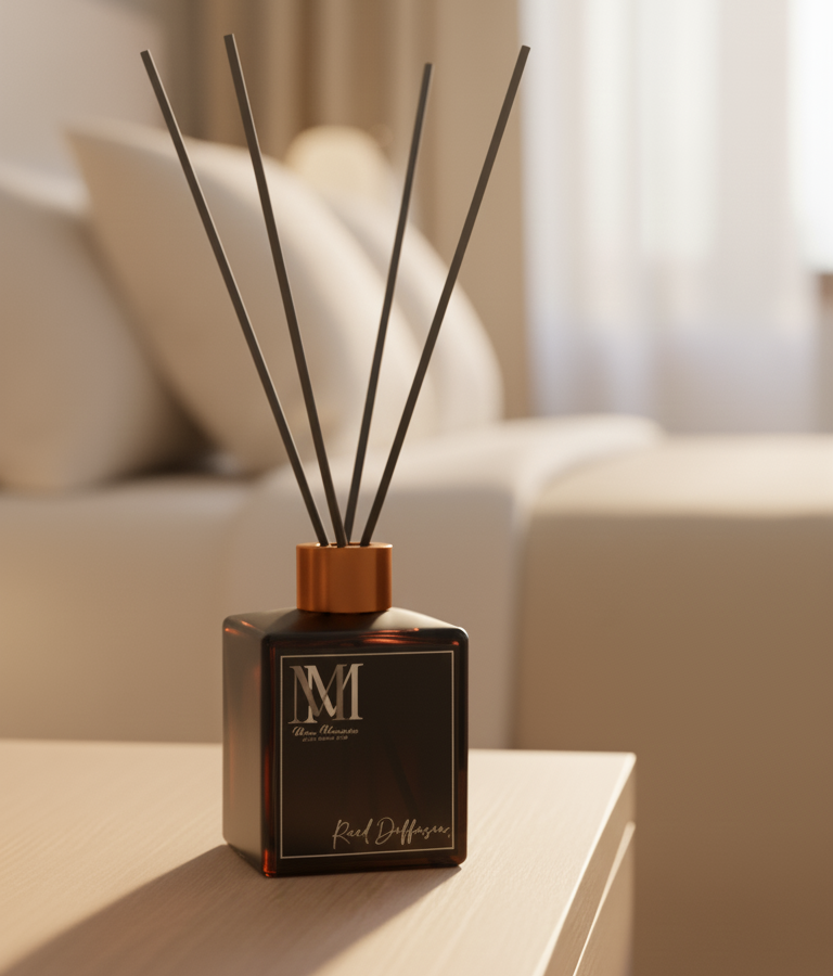 Reed Diffuser 120ml Set with Oil & Sticks
